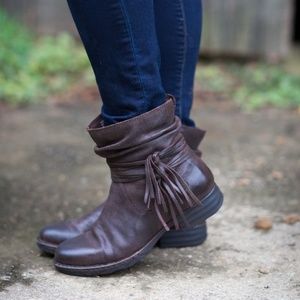 born tassel boots